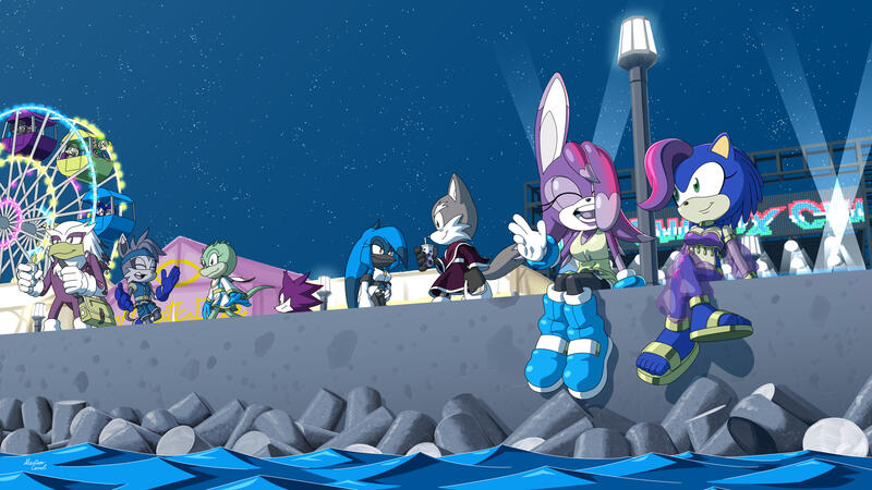 Hearts and Luna at the fair