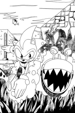 Archie Sonic Miniseries Issue #1 mock up cover